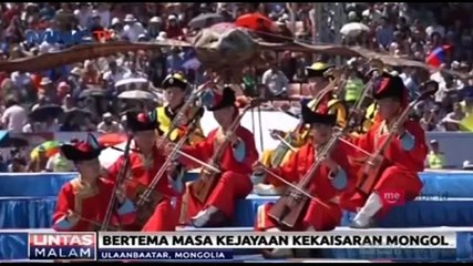 Rakyat Mongolia Rayakan Festival The Naadam