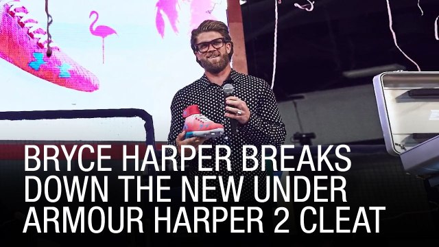 Bryce Harper Breaks Down The New Under Armour Harper 2 Cleat