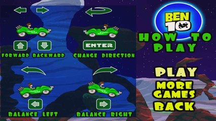 Ben 10 Race Car - Ben 10 Car Games Online Free Play