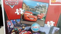 Coches en en relámpago rompecabezas Trefl 3 1 disney pixar mcqueen