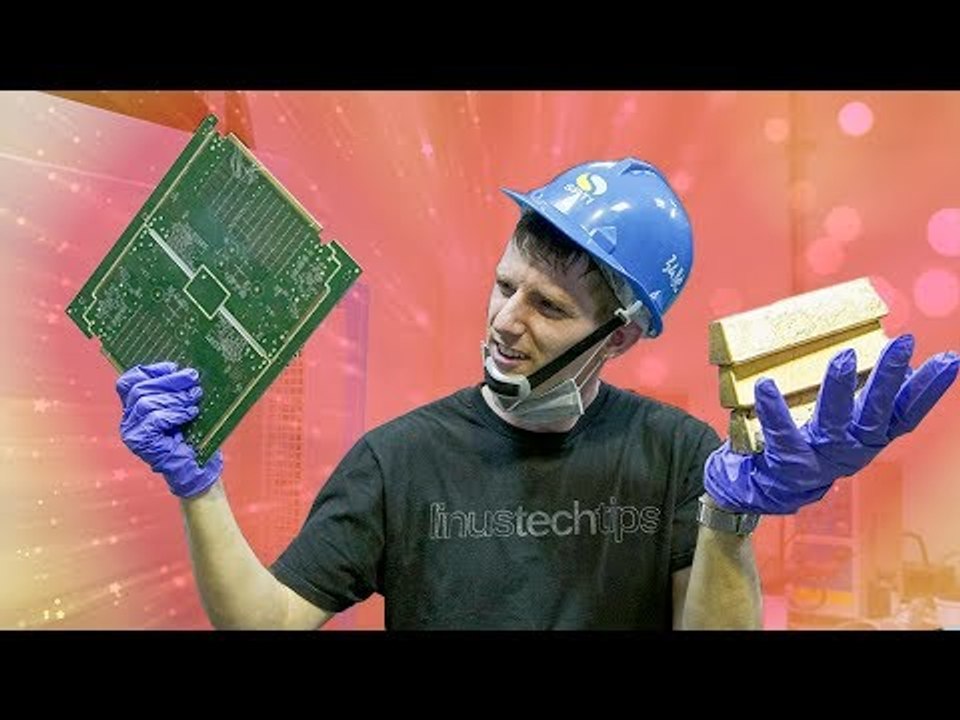 Turning SCRAP Electronics into GOLD BARS!