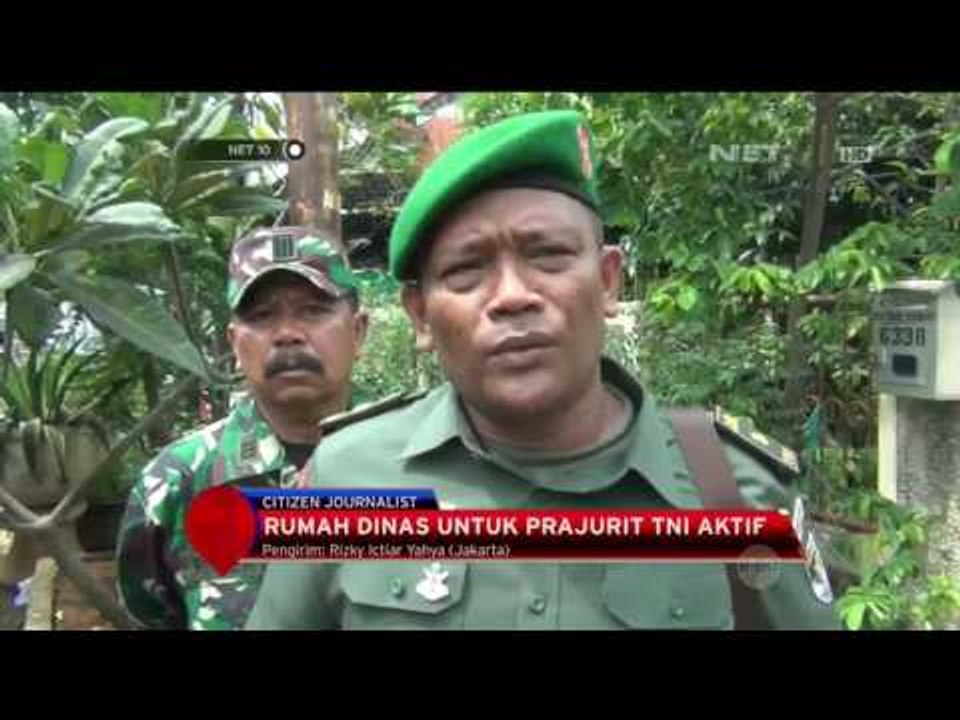 Eksekusi Rumah Dinas TNI - NET 10