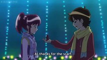 Happiness Charge Precure - Seiji gives to Megumi's brooch shaped ladybug