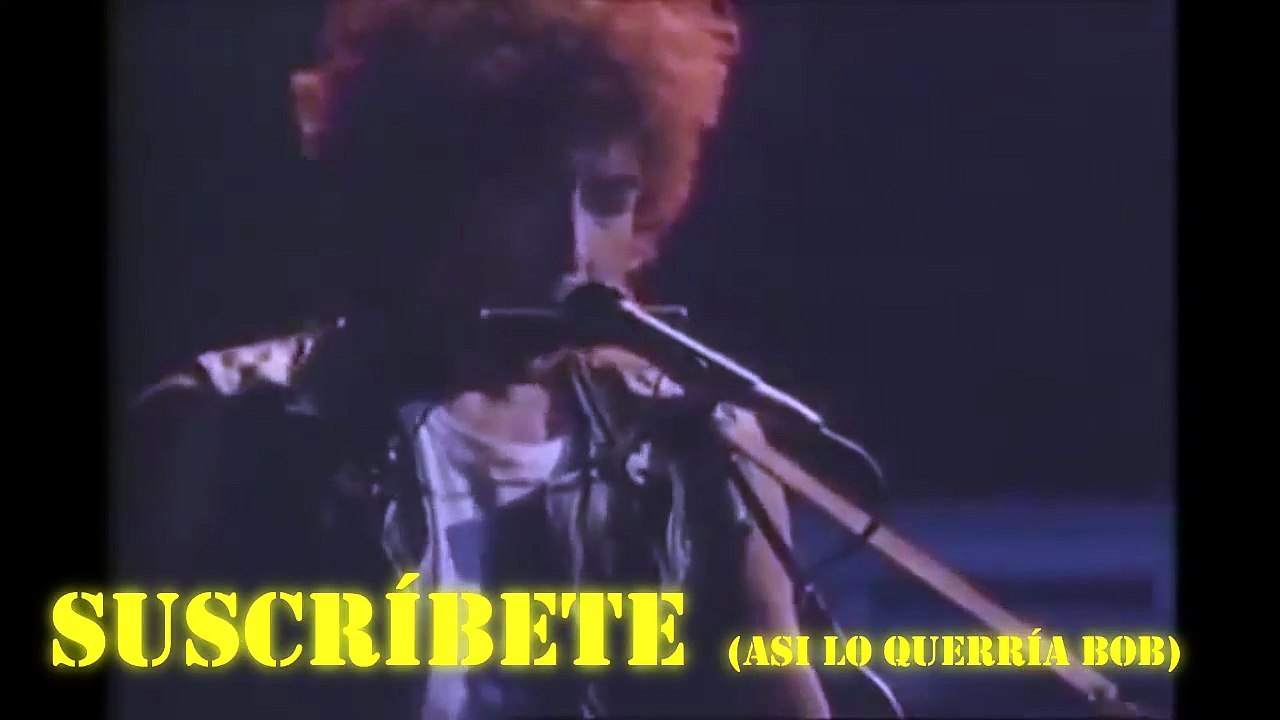 BOB DYLAN GIRL FROM THE NORTH COUNTRY (LIVE 1986) ESPAÑOL ENGLISH