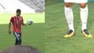 VIRAL: Sepakbola: James Ajari 'Juggling' Theo Hernandez Di Sesi Perkenalan