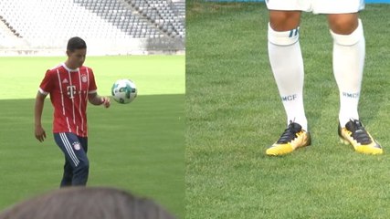 VIRAL: Sepakbola: James Ajari 'Juggling' Theo Hernandez Di Sesi Perkenalan