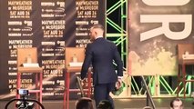 Floyd Mayweather vs. Conor McGregor face off full press conference