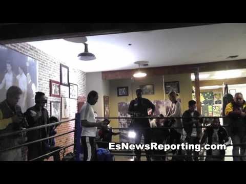 Boxing star Yuriorkis Gamboa Working Out