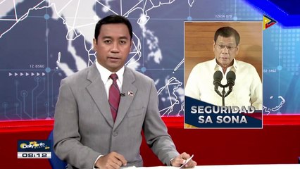 Security personnel sa Batasan Complex, naghahanda na sa SONA ni Pres. Duterte