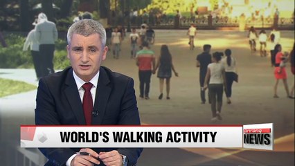 People in Hong Kong most active walkers in world