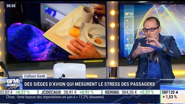 Anthony Morel: Des sièges d'avion qui mesurent le stress des passagers – 13/07