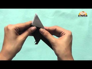 Origami in Marathi - Let's learn to make a Bird