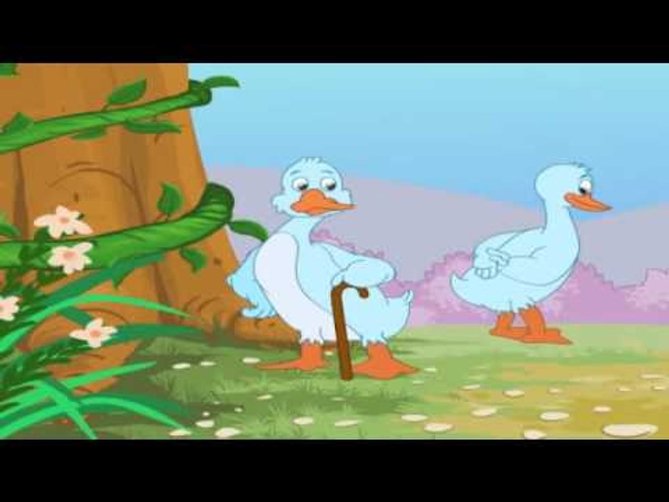 The Wise Old Bird in Marathi - Panchatantra Tale
