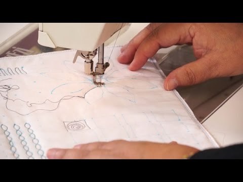 Free motion quilting tip from Paula Doyle