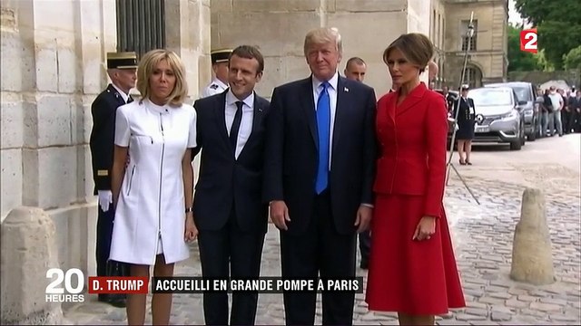Donald Trump : accueilli en grande pompe à Paris