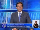 Ediles de Quito denuncian uso doloso de documento público