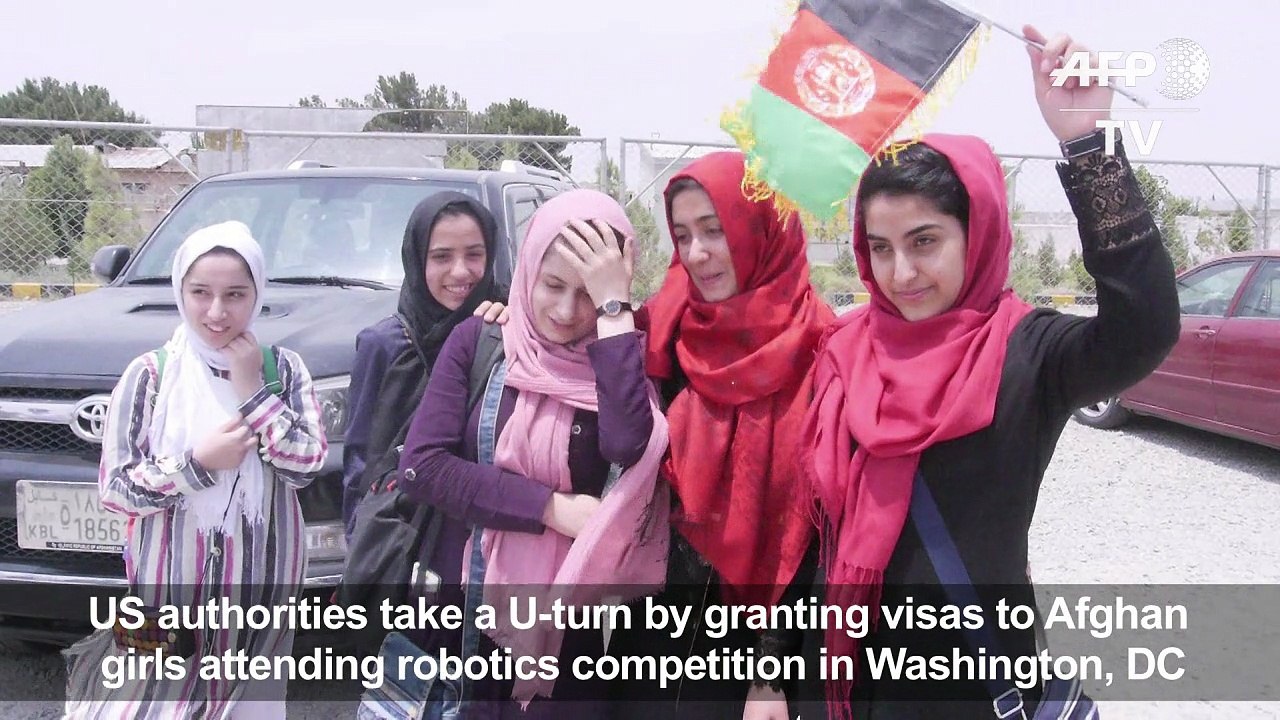 Trump supported us, say Afghan girls after robotics visa U-turn