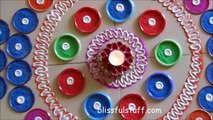 Super easy star shaped bangles rangoli / Creative rangoli designs Rangoli designs by Poonam Borkar