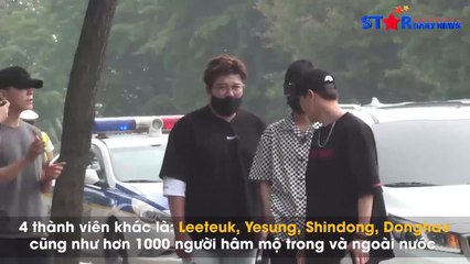 Eun Hyuk xuất ngũ trong sự hân hoan của các thành viên Suju và người hâm mộ