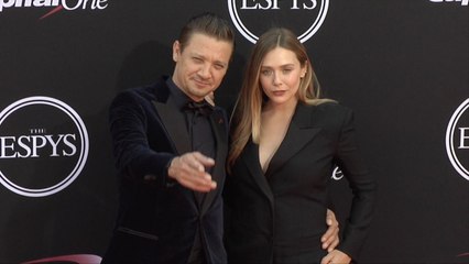 Jeremy Renner and Elizabeth Olsen 2017 ESPY Awards Red Carpet