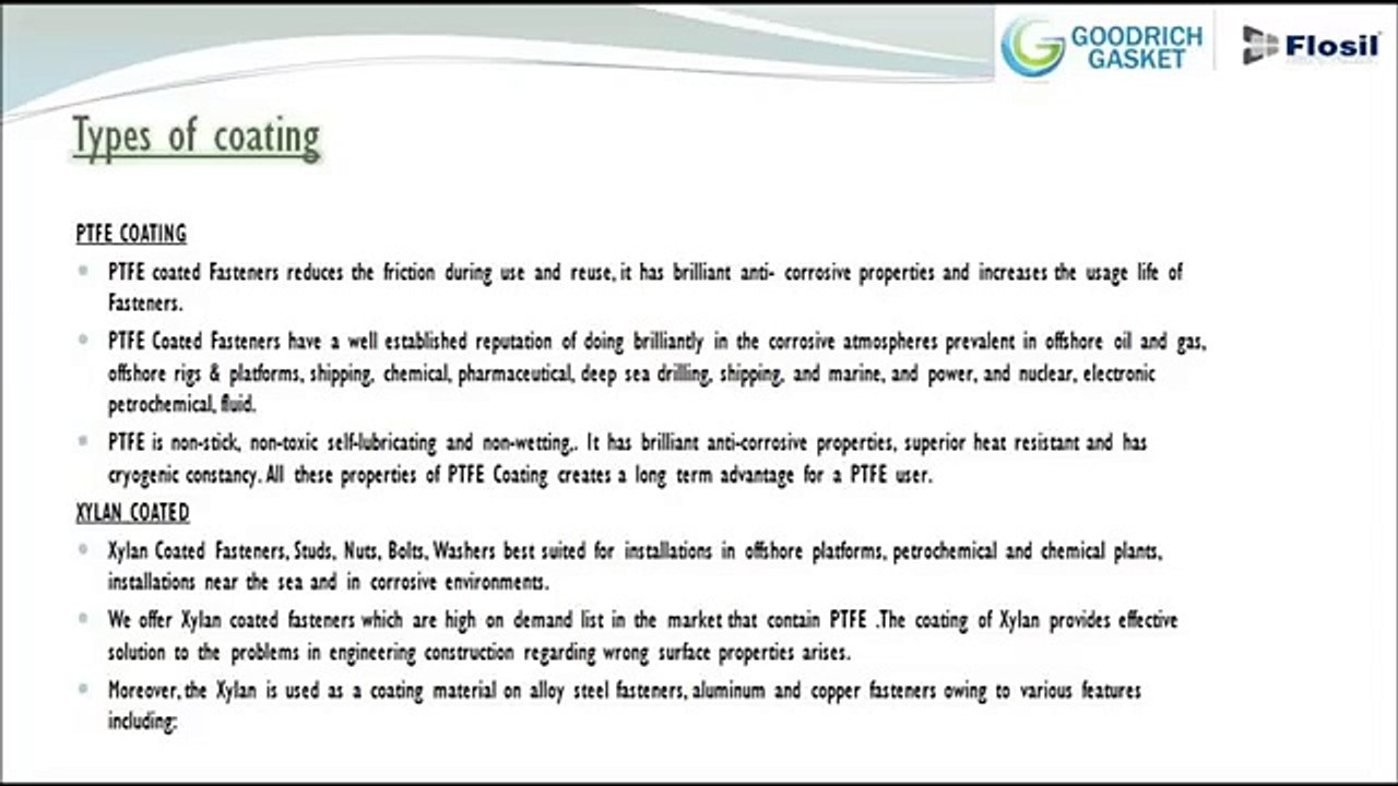 API Studs & Nuts - Goodrich Gasket - India