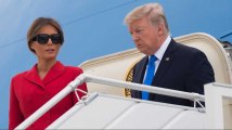 Donald Trump et sa femme Melania sont arrivés à Paris