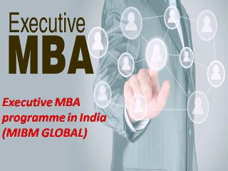 Executive MBA programme in India