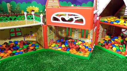 ドラえもん アンパンマン チョコレートのカラフルお風呂遊び★Doraemon Learn Colors Baby Doll Bath Time with M&Ms Chocolate