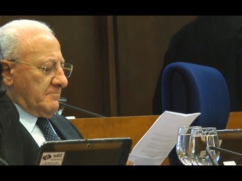 Campania - De Luca nominato commissario alla Sanità (12.07.17)