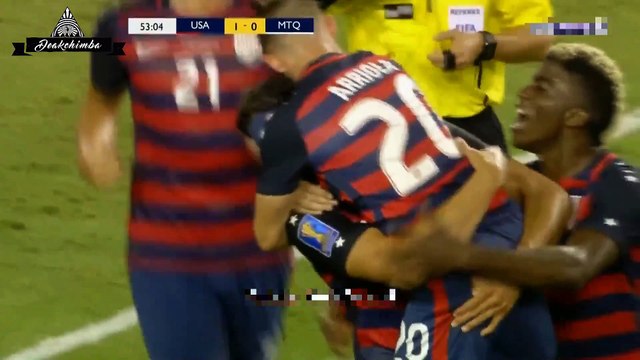 Estados Unidos 3 - 2 Martinica Copa Oro 2017