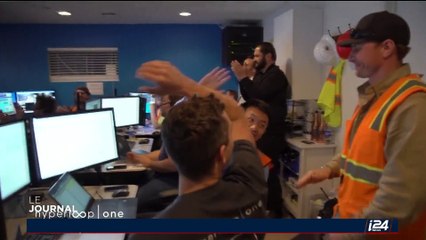 L'hyperloop One a réussi son premier test grandeur nature