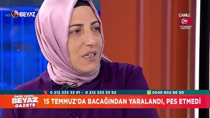 15 Temmuz'un kadın gazisi Nebahat Topaloğlu, canlı yayında ağladı ağlattı