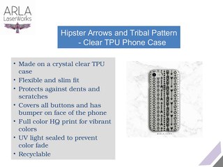 Tribal Pattern iPhone 7 plus Case - Arla Laserworks