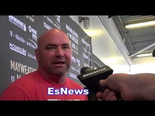 Dana White Reaction To Conor Saying He Can Beat Canelo Alvarez EsNews Boxing