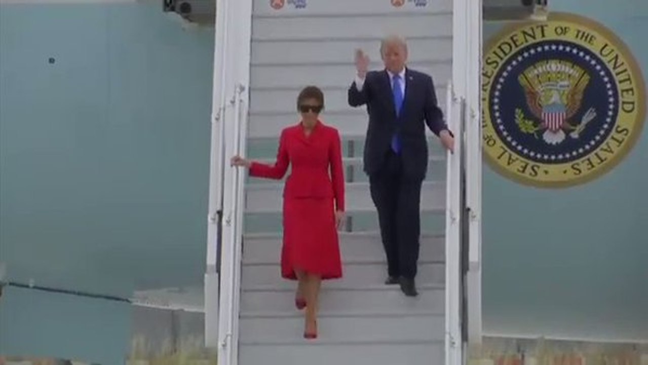 Trump Arrives in Paris Ahead of Bastille Day Celebrations