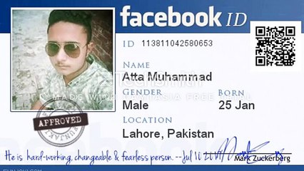 How to creat very easy id card verify fb