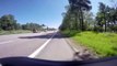 Enorme course poursuite à moto par la police Suédoise !!