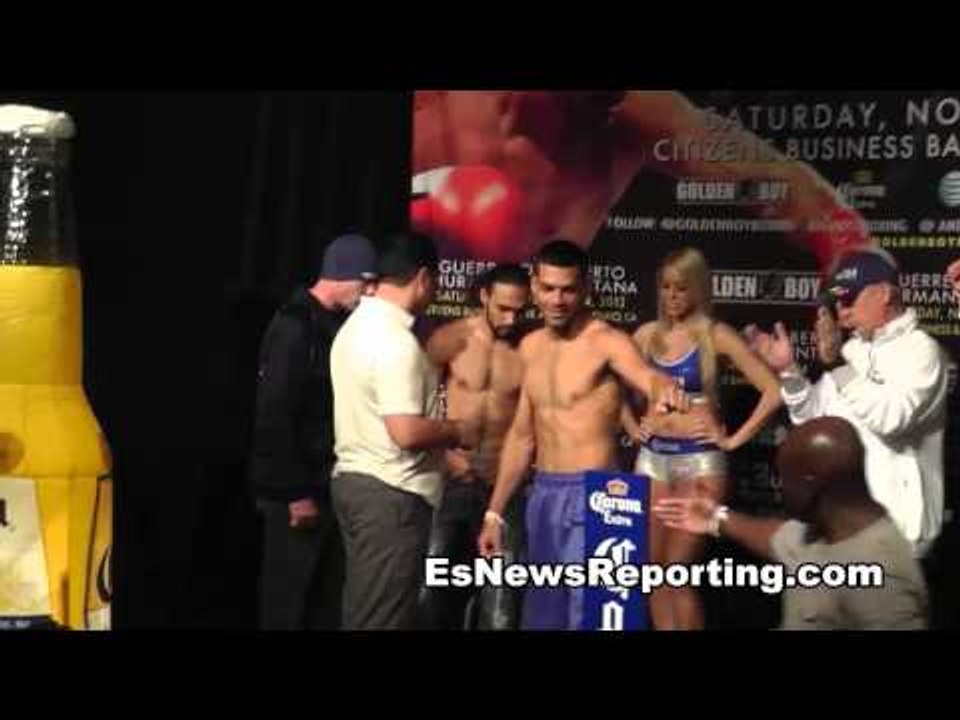 Keith Thurman vs Carlos Quintana Weigh In