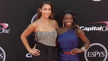 Aly Raisman and Simone Biles 2017 ESPYs Red Carpet