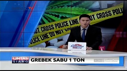 TKP Penggerebekan Sabu 1 Ton Dijaga Ketat Polisi