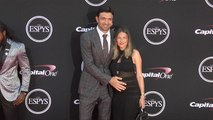 Zaza Pachulia with Pregnant Wife 2017 ESPYs Red Carpet