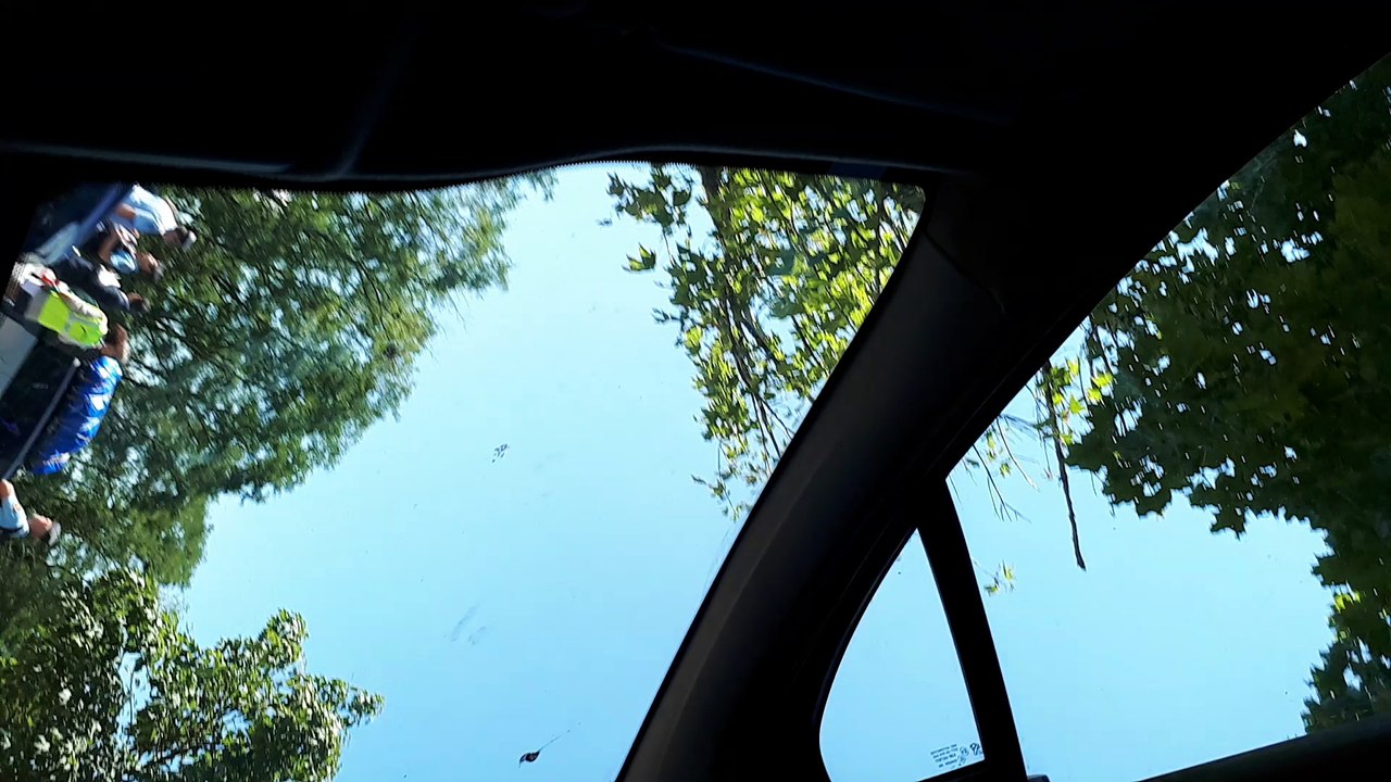 Dans la voiture tonneau pour l'opération de Prévention routière sur l'aire de Toul Chaudeney sur l'A31