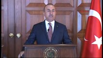 Dışişleri Bakanı Çavuşoğlu ve Gambiya Dışişleri Bakanı Ile Ortak Basın Toplantısında Konuştu -5