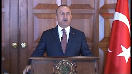 Dışişleri Bakanı Çavuşoğlu ve Gambiya Dışişleri Bakanı Ile Ortak Basın Toplantısında Konuştu -5
