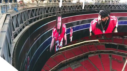 Тест halo board @ Mercedes-Benz Stadium