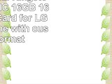 Professional Kingston MicroSDHC 16GB 16 Gigabyte Card for LG 505C Phone with custom