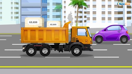 СБОРНИК: Мультик про Грузовик и Спецтехнику на стройке - Мультфильм! Развивающие Видео для детей