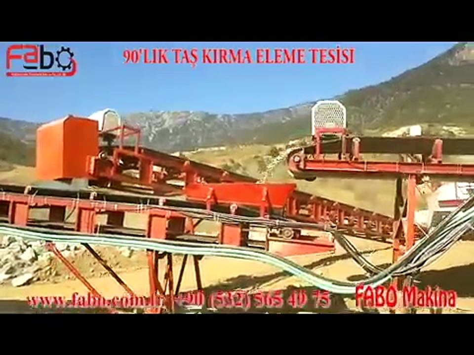 Taş Kırma Eleme Tesisi | Fabo Makina