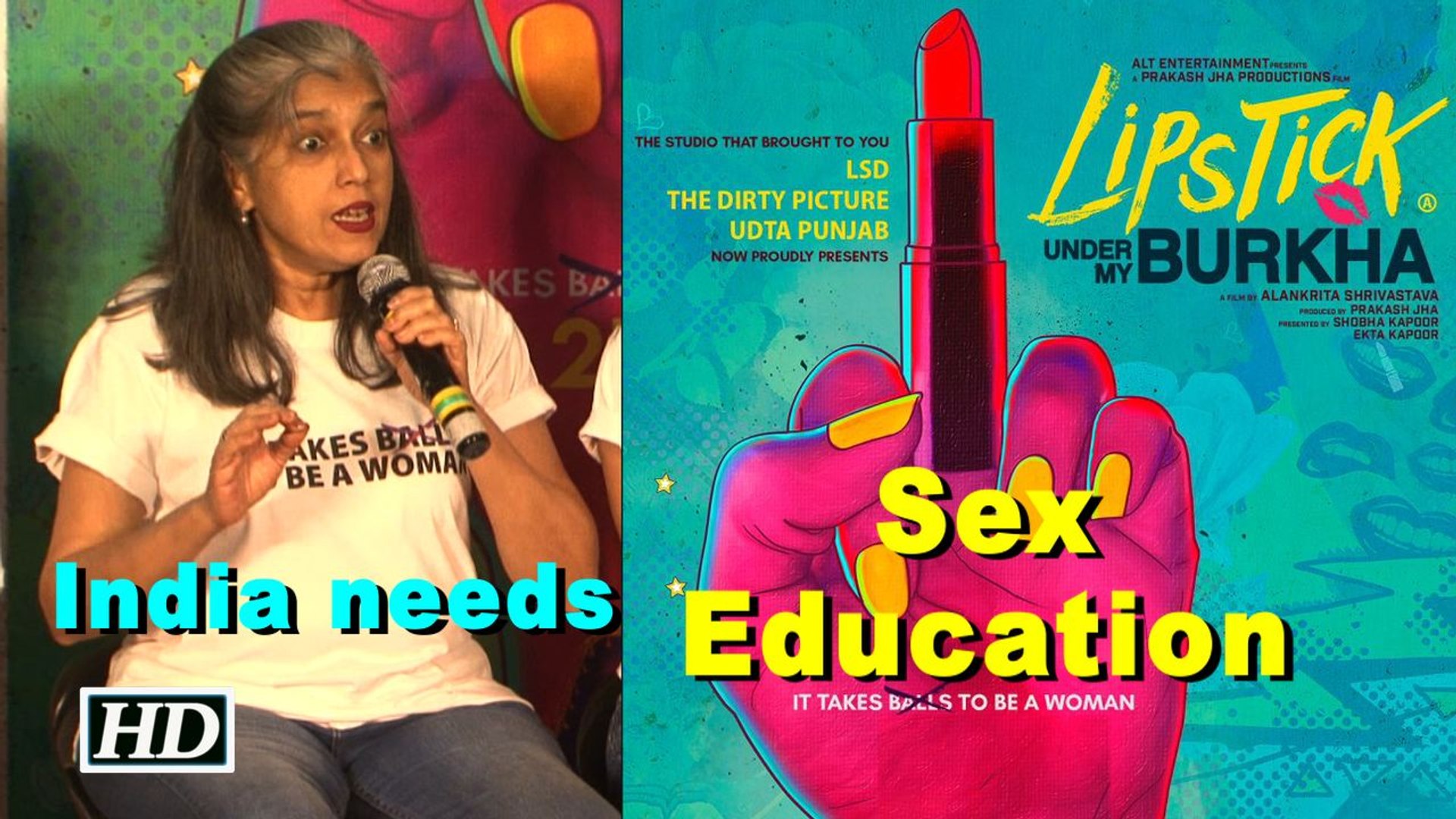1920px x 1080px - India is in need of Sex Education : Ratna Pathak Shah - video Dailymotion