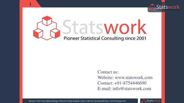 Statswork- Lecture:1: Structural Equation Modeling (SEM) using AMOS ( statswork.com)